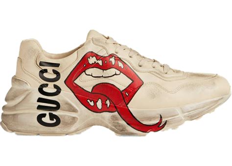 gucci shoes rhinestone|gucci rhyton lips.